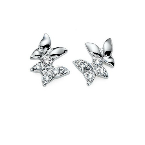  Ženske oliver weber pair crystal leptir min&#273uše sa swarovski belim kristalom ( 22722 ) Cene
