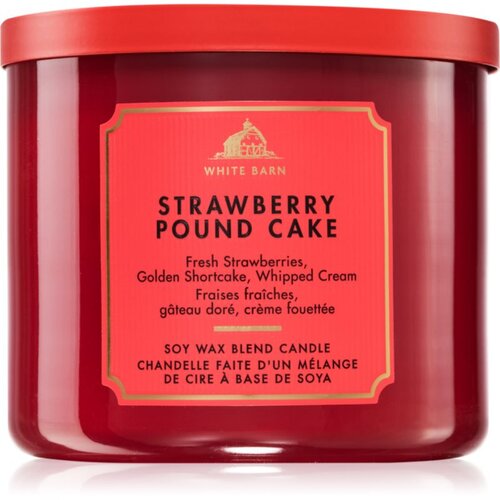Bath & Body Works Strawberry Pound Cake di&scaron;eča sveča 411 g Cene
