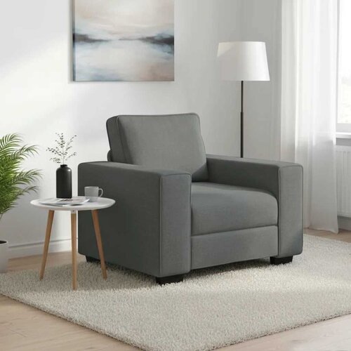 SOFA fotelja tamno siva 100x77x82 cm tkanina - Tamno siva 1 100 cm Cijene