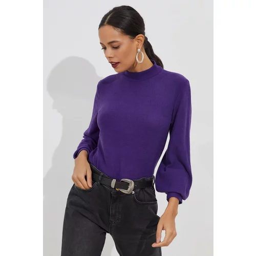 Cool & Sexy Blouse - Purple - Regular fit