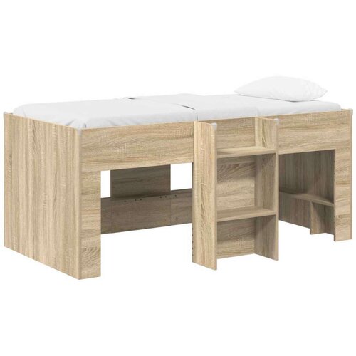  Kreveta za visoko spavanje djece 2 pcs Sonoma Konstruirano drvo - Hrast sonoma 80 x 160 cm Cene