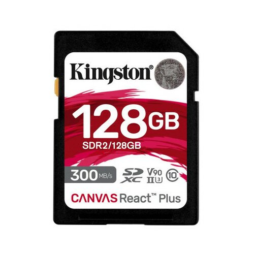Kingston SD Card 128GB Canvas React Plus SDR2/128GB Cene