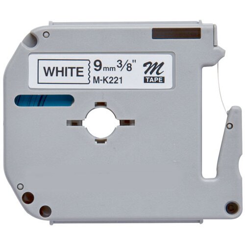 Brother Mk221Bz združljiv laminirani trak - 12 mm x 8 metrov črno/bel, (21405989) Cene
