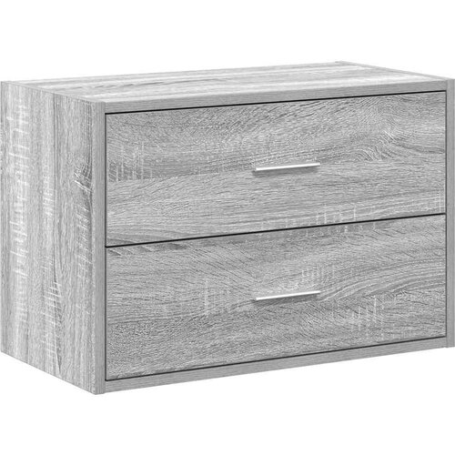 VidaXL Ormarić s 2 ladice boja hrast 60x31x40 cm konstruirano drvo Slike