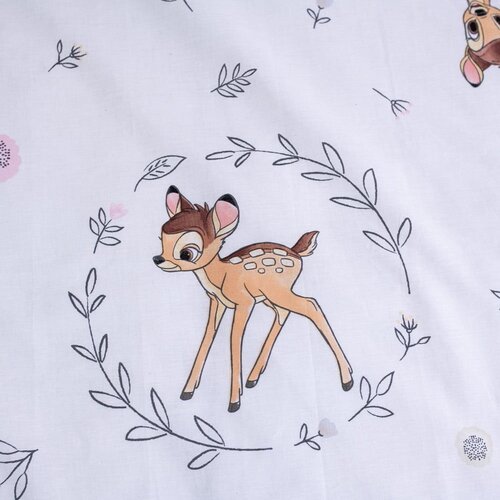 Jerry Fabrics Bombažna otro&amp;scaron;ka posteljnina za otro&amp;scaron;ko posteljico 100x135 cm Bambi &amp;quot;Beige&amp;quot; &amp;ndash; Slike