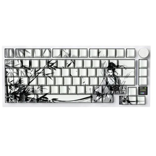 Attack Shark bežična gaming tastatur X820Ultra mehanička/trimode/tft screen/gaskett/dark warrior Slike