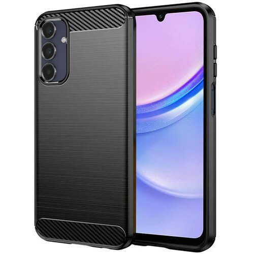 Techsuit Carbon Silicone maska za Samsung Galaxy A15 4G / A15 5G &ndash; crna Cijene