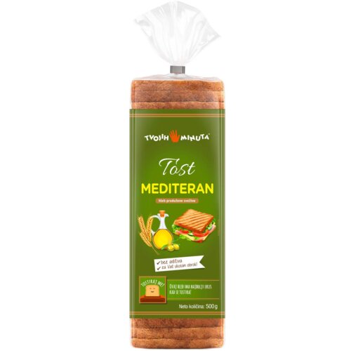 Tvojih 5 Minuta Hleb tost Mediteran 500g Cene