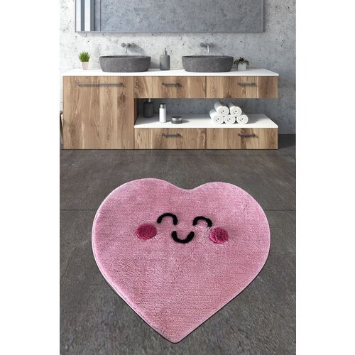 Mitral - pink (90 cm) pink acrylic bathmat Slike