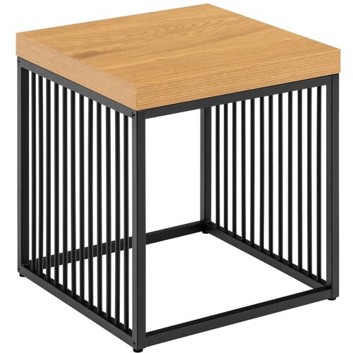 Actona Stranska mizica z mizno plo&amp;scaron;čo v hrastovem dekorju 40x40 cm Strington &amp;ndash; Slike