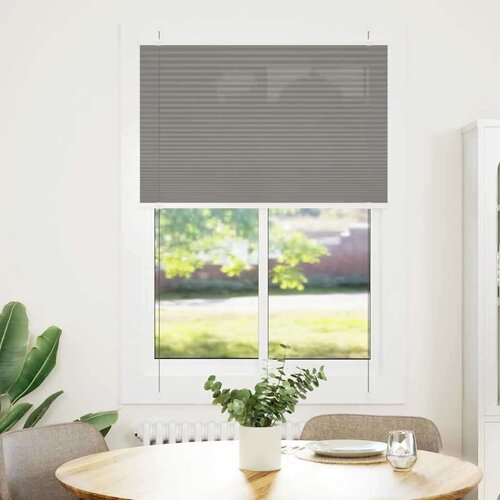  Plisirana roleta antracit 90x100 cm &amp;scaron;irina tkanine 89 4 cm Slike