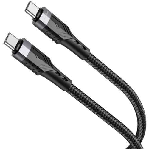  USB kabal BOROFONE BU35 Type-C to Type-C Influence 60W charging data cable black 1,2m, 3A Cene