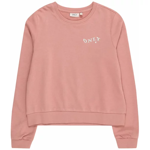 Kids_Only Sweater majica 'CELESTE' prljavo roza / srebro
