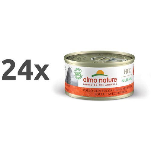 Almo Nature HFC Natural &ndash; pi&scaron;čanec in bučke &ndash; 70 g 24 x 70 g Cene