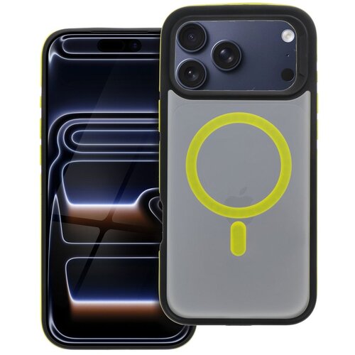  Ovitek za iPhone 17 Pro Max serije NEO, združljiv z MagSafe, z ojačanimi vogali, Rumena, (5000190581) Cene