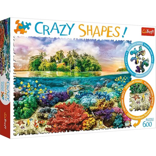 Trefl Puzzle crazy shapes Tropsko ostrvo - 600 delova Cene