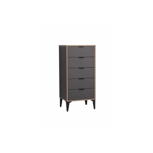 Hanah home Komoda s ladicama Arden, 50 x 105 x 40 cm, Antracit Slike