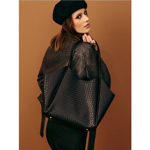 Sinsay Pletena torba za rame Slike