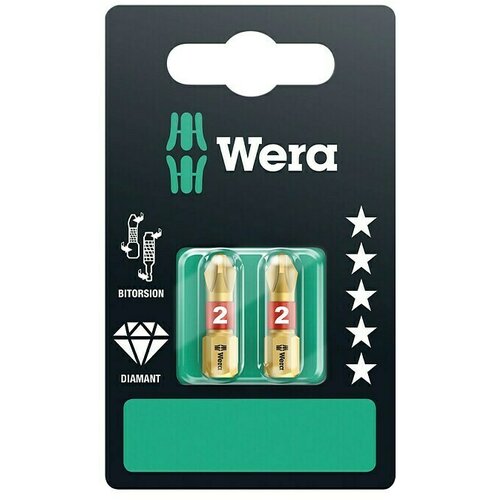 Wera premium plus set dijamantnih bitova 851/1 bdc (ph 2, 25 mm) Slike