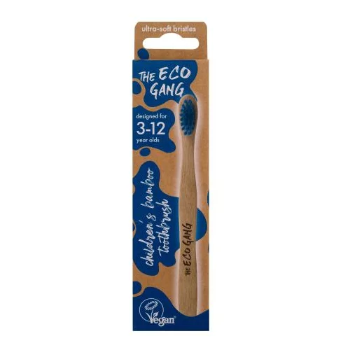 Xpel The Eco Gang Toothbrush Blue ekološka zobna ščetka na rastlinski osnovi 1 kos