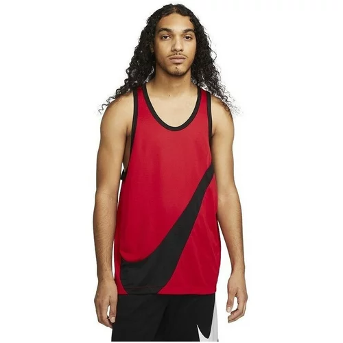 Nike Majice brez rokavov Dri-FIT Basketball Crossover Jersey Rdeča