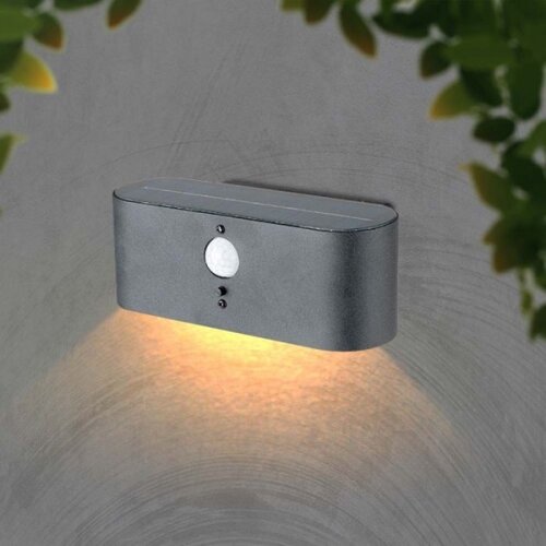  LED Spolja&amp;scaron;nje solarno zidno svetlo sa senzorom LED/2,5W/3,7V 3000K IP54 Slike