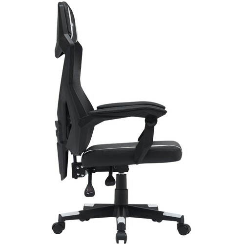 GAMING MCH01 FLOW črno/bel ergonomski&amp;nbsp;gaming stol, (21684089) Slike