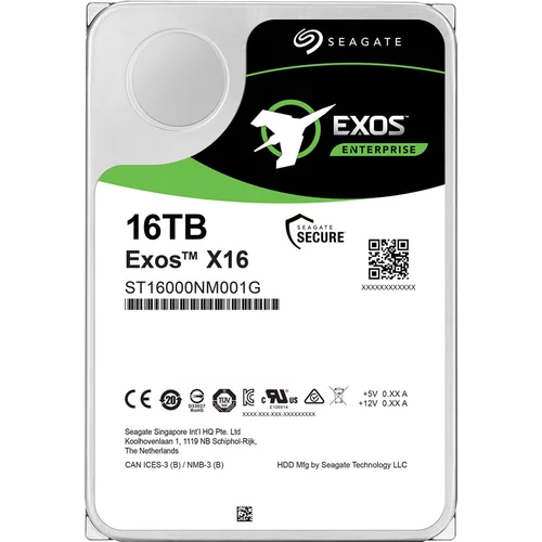 Seagate EXOS X16 SATA 16TB 512e/4kn ST16000NM001G