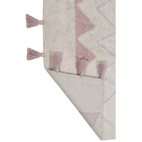 Lorena Canals Preproga iz bombaža Azteca Natural Vintage Nude - 120x160 cm Slike