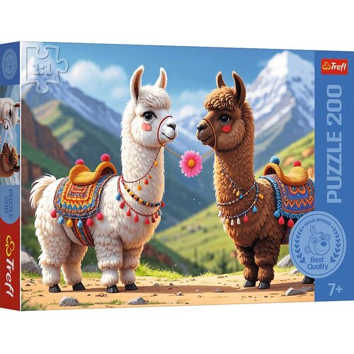 Trefl Puzzle Colorful llamas 13356 - 200 delova Slike