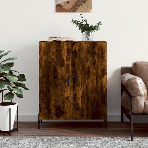 VidaXL Komoda boja dimljenog hrasta 69 5x34x90 cm konstruirano drvo Slike