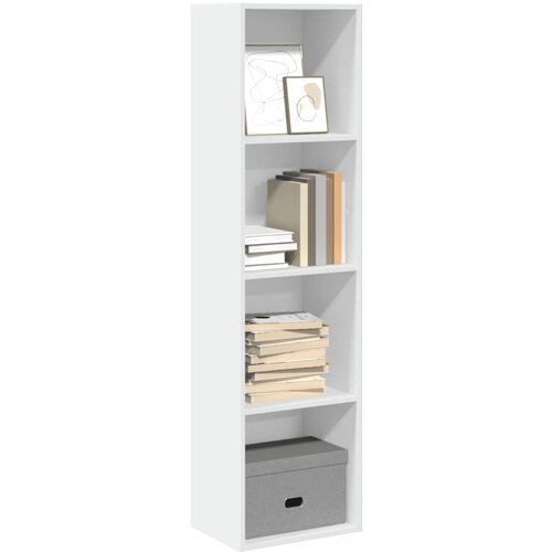 VidaXL Regal za knjige bijeli 40x30x152 cm od konstruiranog drva Slike