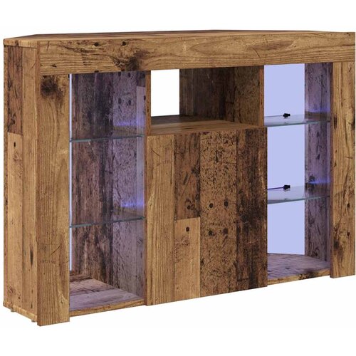  Kotni LED TV ormar 100x40x68cm Staro drvo Konstruirano drvo Slike