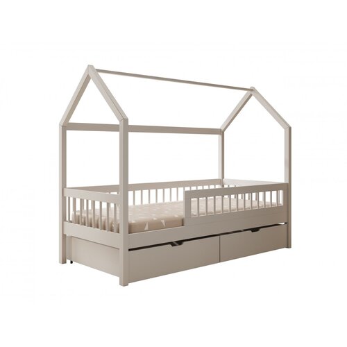 ADRK Dje�ji krevet ku�ica Galicja s madracem 200x90 cm - BIJELA Cijene