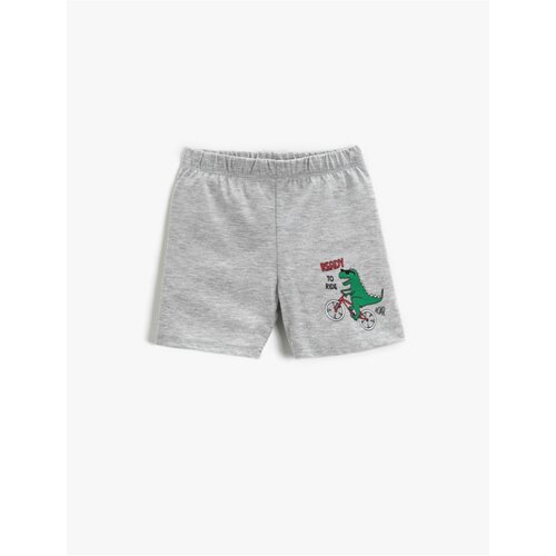 Koton Shorts - Gray - Normal Waist Slike