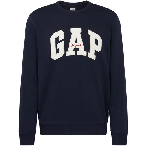 GAP Sweater majica mornarsko plava / svijetlo crvena / bijela / prljavo bijela