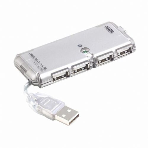 Aten UH275Z-AT-G sučelje čvori&amp;scaron;ta USB 2.0 480 Mbit/s Srebro Slike