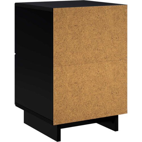  Noćni ormar Crna 33,5 x 34,5 x 50 cm Konstruirano drvo Slike