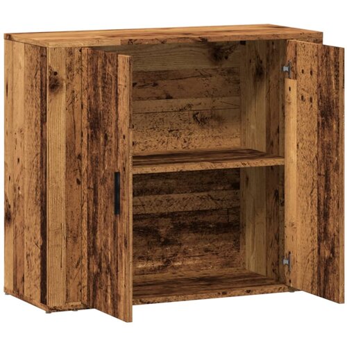  Komoda boja starog drva 80 x 33 x 70 cm od konstruiranog drva Slike