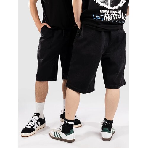 Poetic Collective Painter Shorts black denim Slike