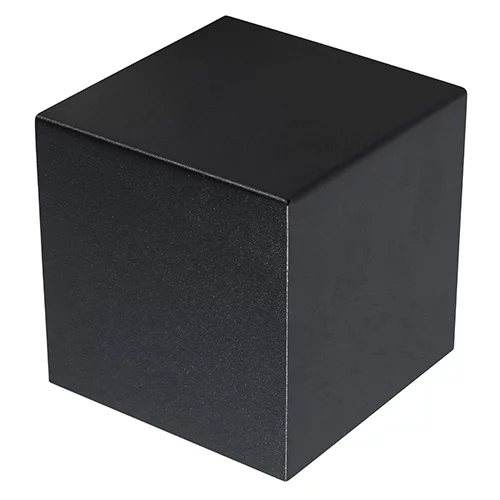 QAZQA Moderna stenska svetilka črna - Cube