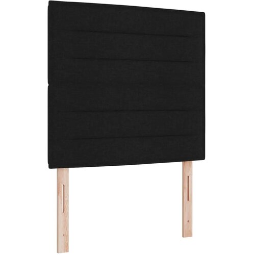  Boxspring krevet s madracem Crna 120 x 190 cm Tkanina - Crna 120 x 190 cm Dizajn linija Slike