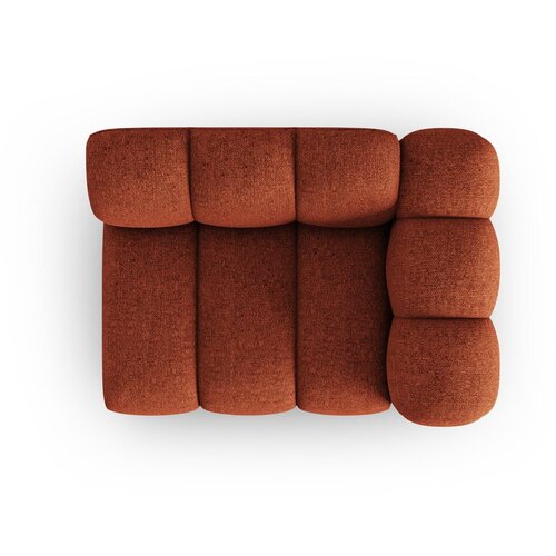 Micadoni Home opečnato oranžen modul za sedežno garnituro (desni kot) lupine Slike