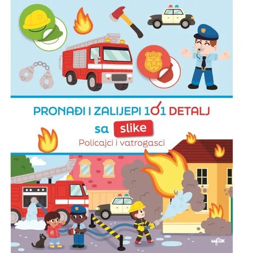 MALIK Pronađi i zalijepi -policija i vatrogasci Cijene