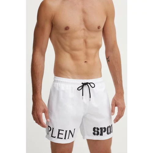 Plein Sport Kratke hlače za kupanje boja: bijela, PS24MBM01