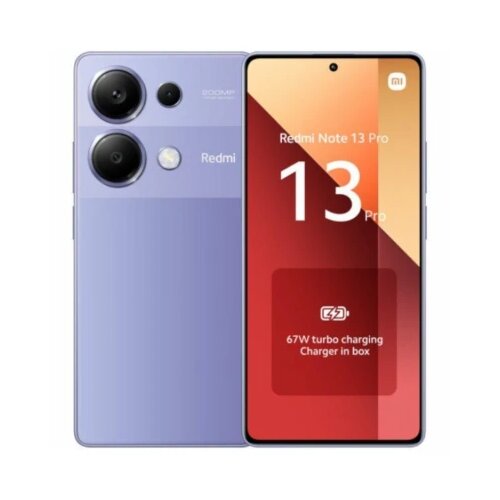 Xiaomi mobilni telefon redmi note 13 pro eu 8+256 lavender purple Slike