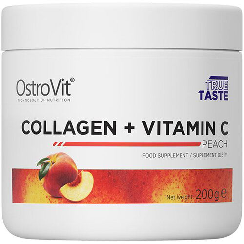 OSTROVIT kolagen + vitamin c breskva 200g Slike