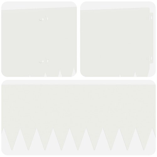  Ograda oko Travnjaka 20 pcs 103 x 25 cm Čelik Bijela Slike