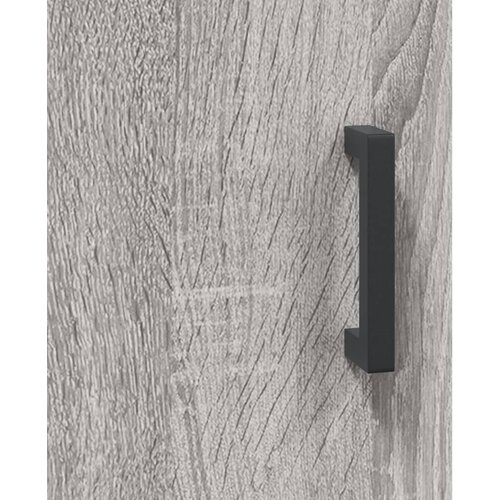  Visoka komoda siva sonome 69,5x34x180 cm od konstruiranog drva Slike
