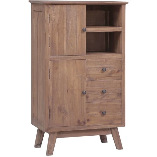 Furnova Visoka omarica 60x30x100 cm trdna tikovina, (21949556) Cene